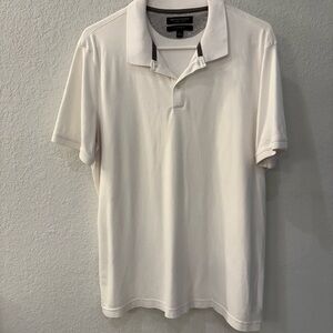Banana Republic Men's Cream Polo Shirt, Luxury Touch, Standard Fit